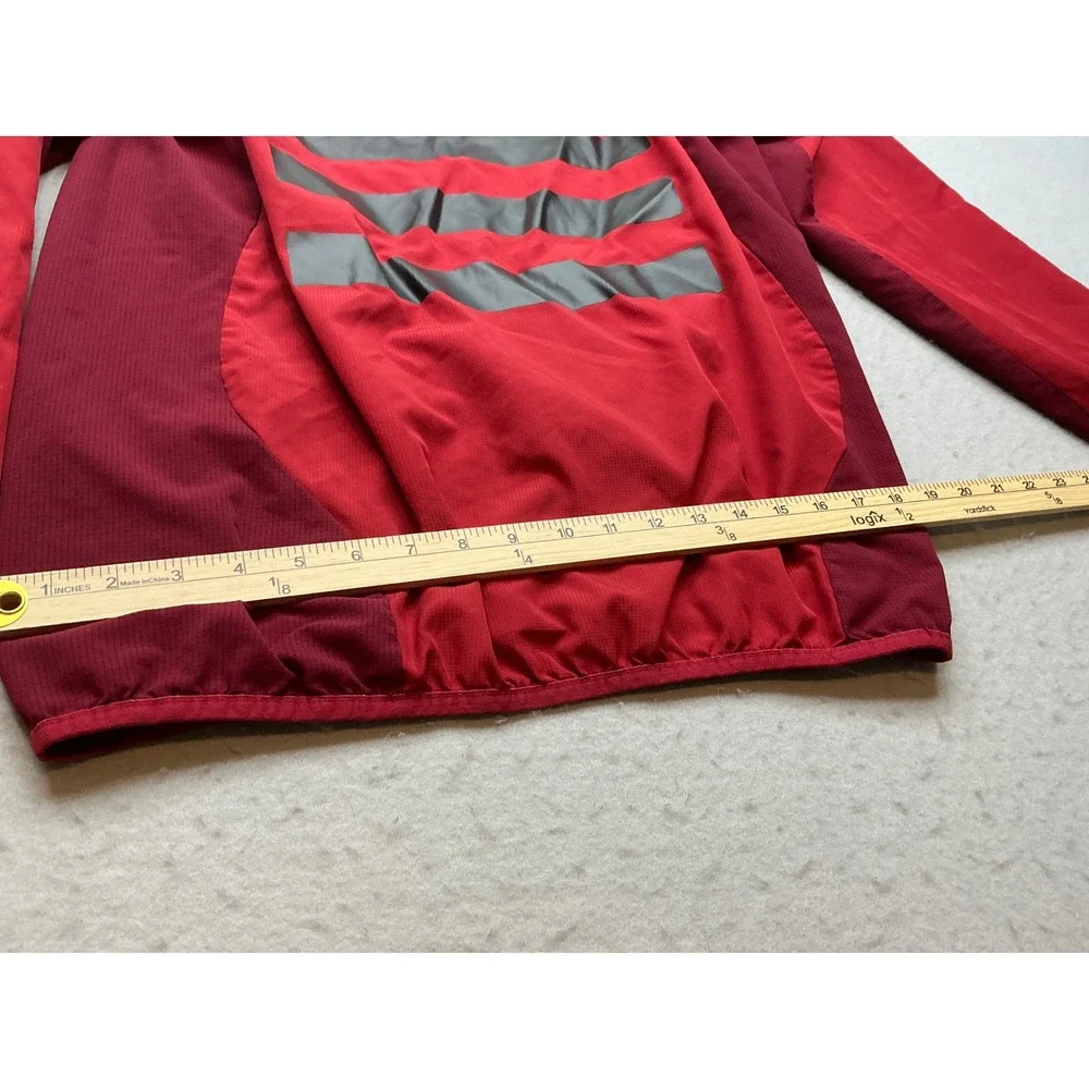 Adidas Vintage Pullover Training Top Red Grey Stripe Soccer Jersey Mens‎ Large